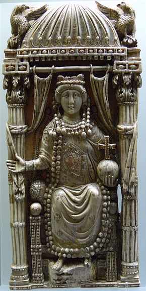 Ariadne Byzantine Empress consort of Zeno and Anasthasius  ca 500 Kunsthistorisches Museum inv X 39    Photo by Andreas Praefcke